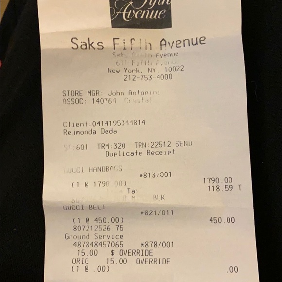 Gucci belt , Gucci authentic - Picture 5 of 5